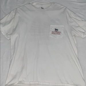 White Preppy style t-shirt